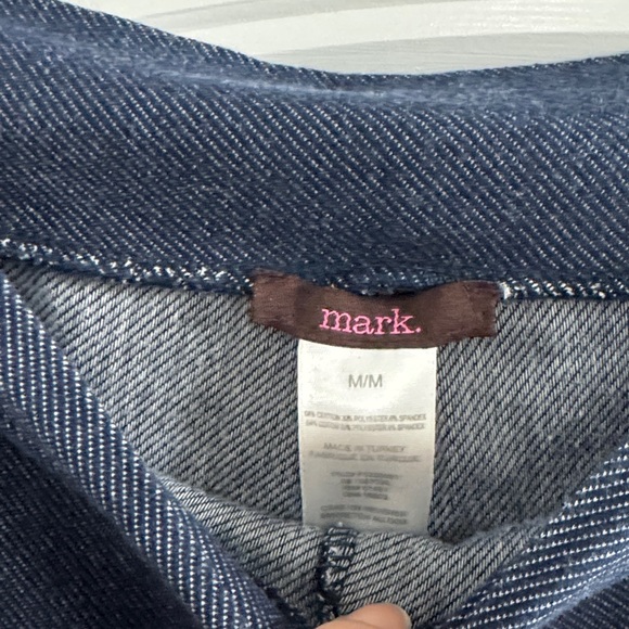 Mark Blue Jeggings with Zipper - Picture 2 of 4